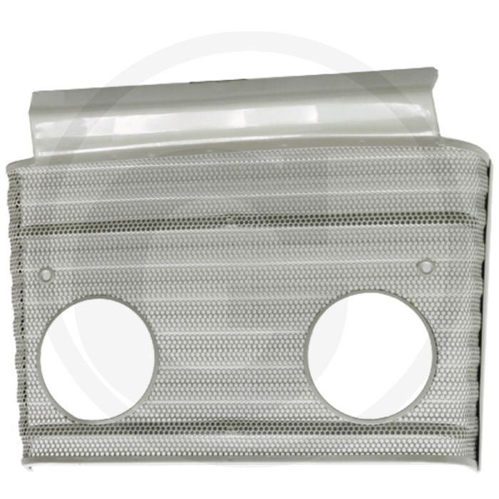 Radiateurgrille (onder  oude uitvoering)