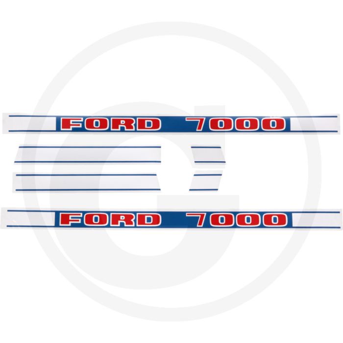 Stickerset Trekkertype: 7000