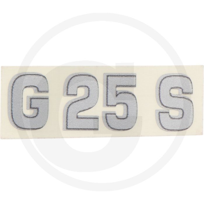 Sticker Dashboard G 25 - Classic Parts Güldner Opbouw Cabine diverse trekkertypen