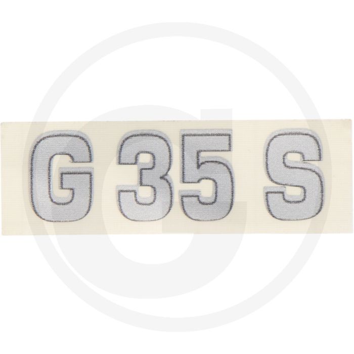 Sticker Dashboard G 35 - Classic Parts Güldner Opbouw Cabine diversen