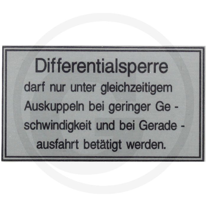 Sticker (differentieel) Sticker (differentieel)