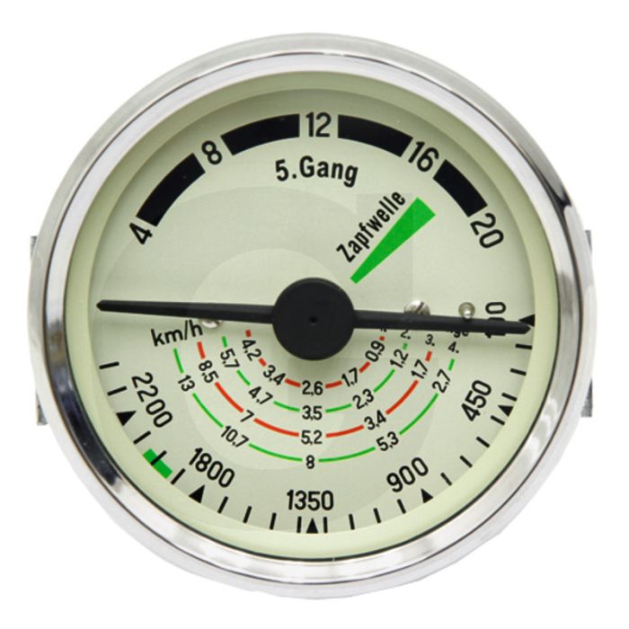 Tractormeter 80 mm inbouwmaat
