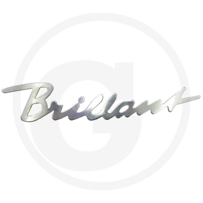 Embleem Brillant 600 rund.