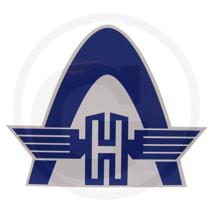 Voor panzitting (blauw met wit)