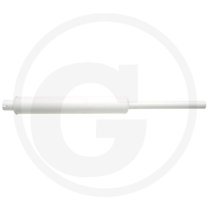 Uitlaatdemper (binnen-Ø: 55 mm, wit)