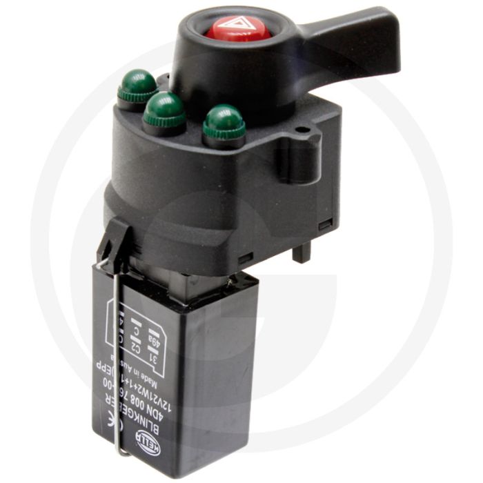 Knipperlichtschakelaar (met alarmlichtschakelaar)