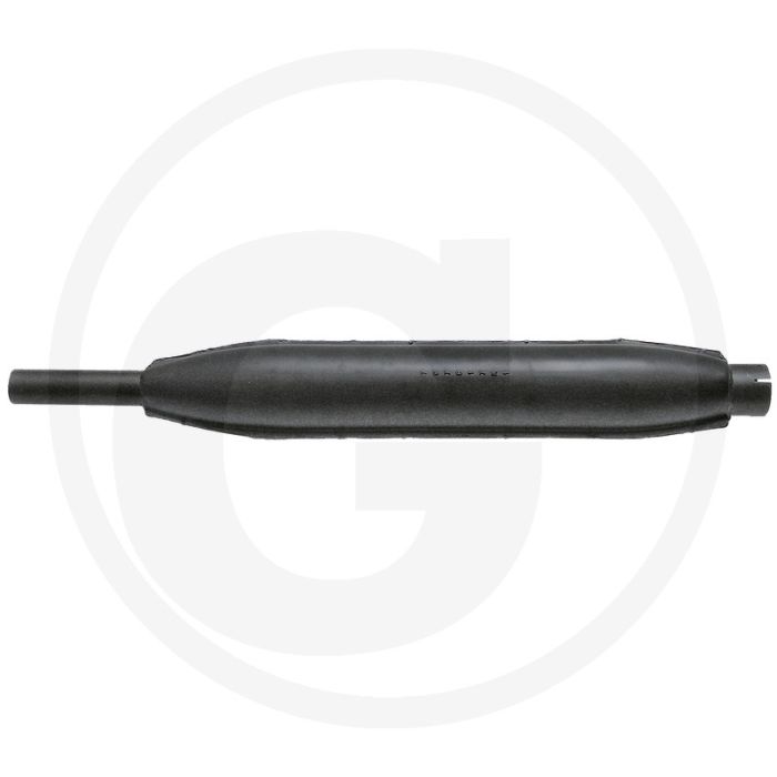 Uitlaatdemper (boven,  inlaat: Ø: 58 mm,  uitlaat:  Ø: 38 mm  lengte: 870 mm)