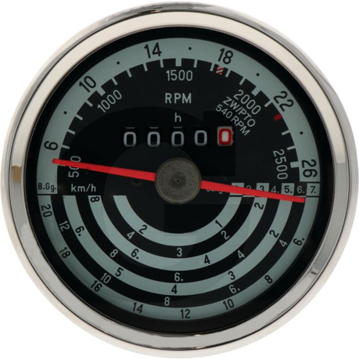 Tractormeter (Draairichting rechts 26 km/h)