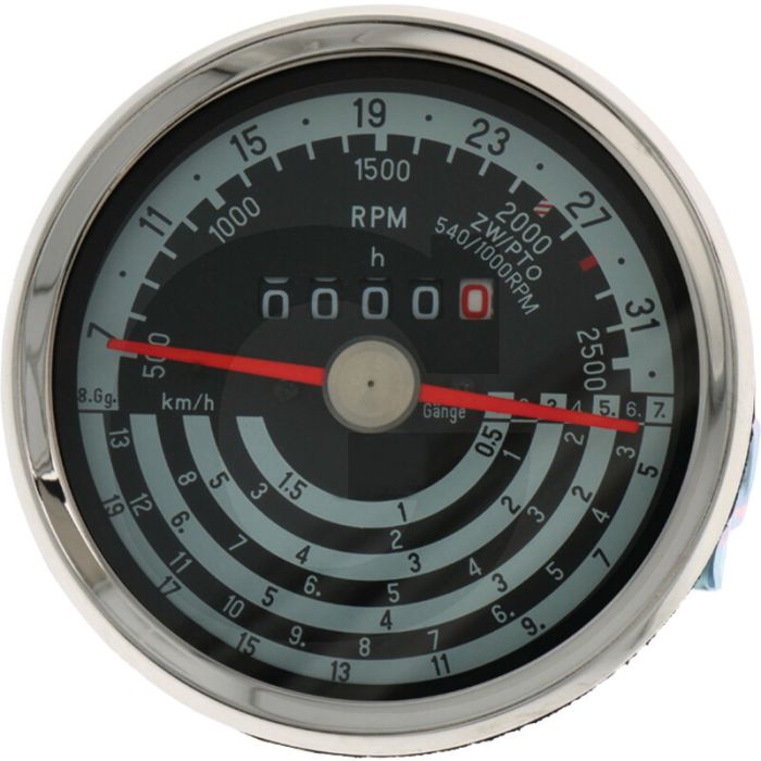 Tractormeter (Draairichting rechts 31 km/h)
