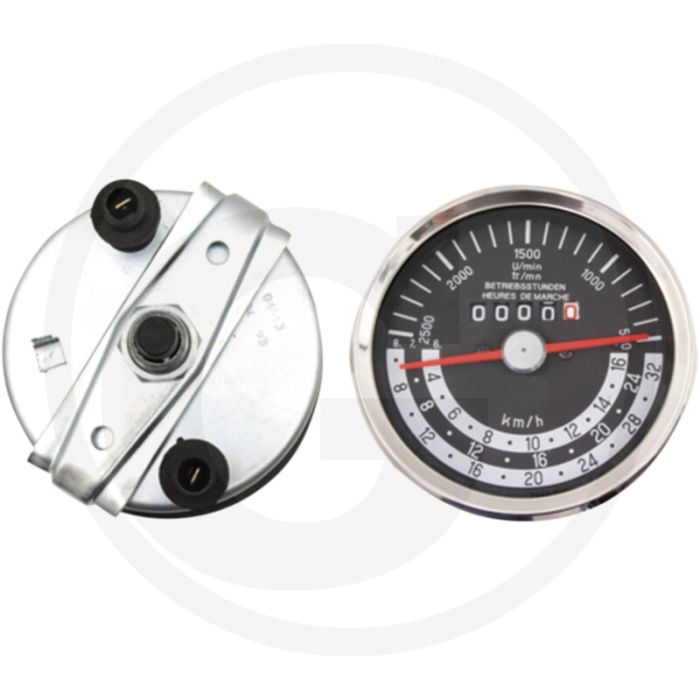 Tractormeter (Draairichting links, 32 km/h)