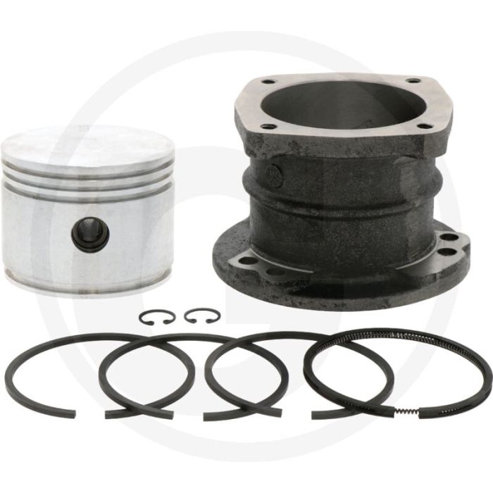 Zuiger set compressor (3-gaats bevestiging, 77 mm zuigerboring)