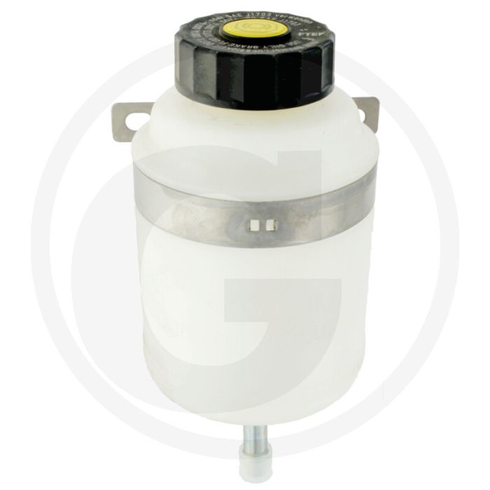 Container 0,5 liter, uitlaat onder, Ø 80 mm