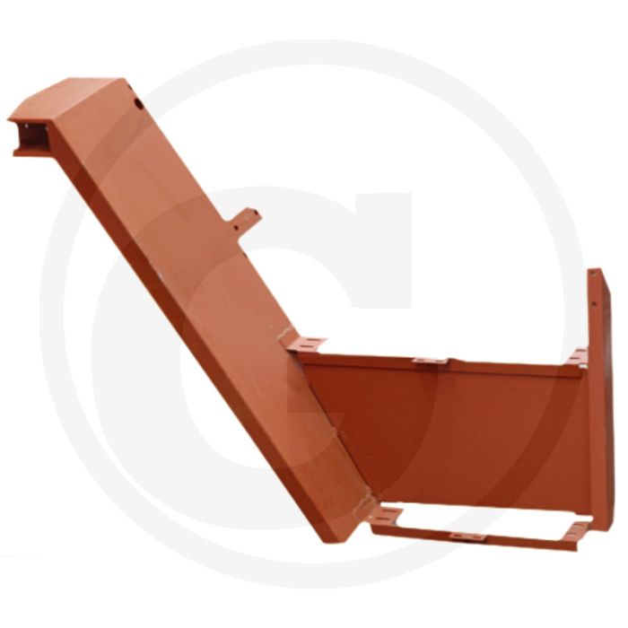 Traptrede Links, 2-treden, 350mm breed, Gegrond - Trac 1000, 1100