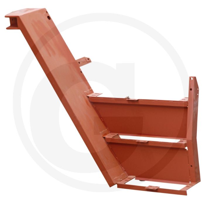 Traptrede Links 3-treden, 300 mm breed, Gegrond - Trac 700, 800, 900
