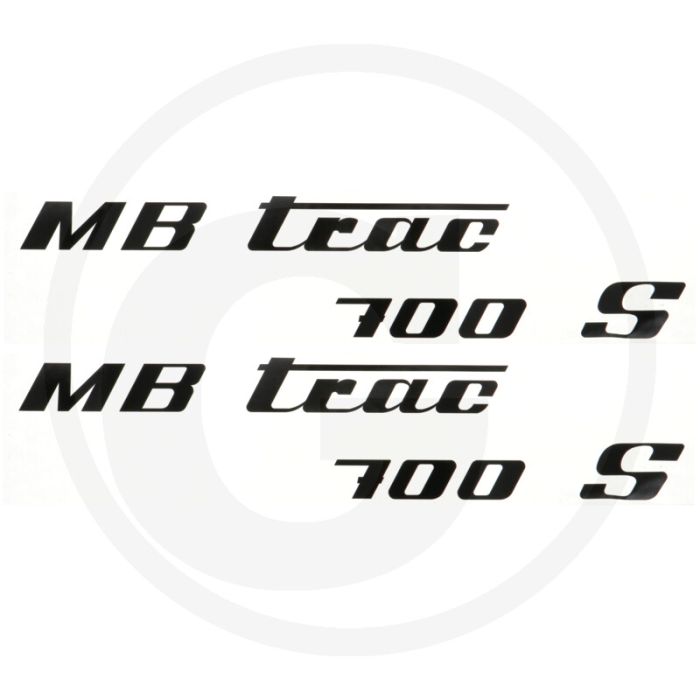 Transferset (Motorkap, MB Trac 700 S links en rechts, middenschakeling)