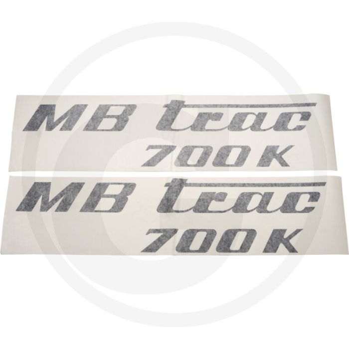 Transferset (MB Trac 700 K, zwart, links en rechts)