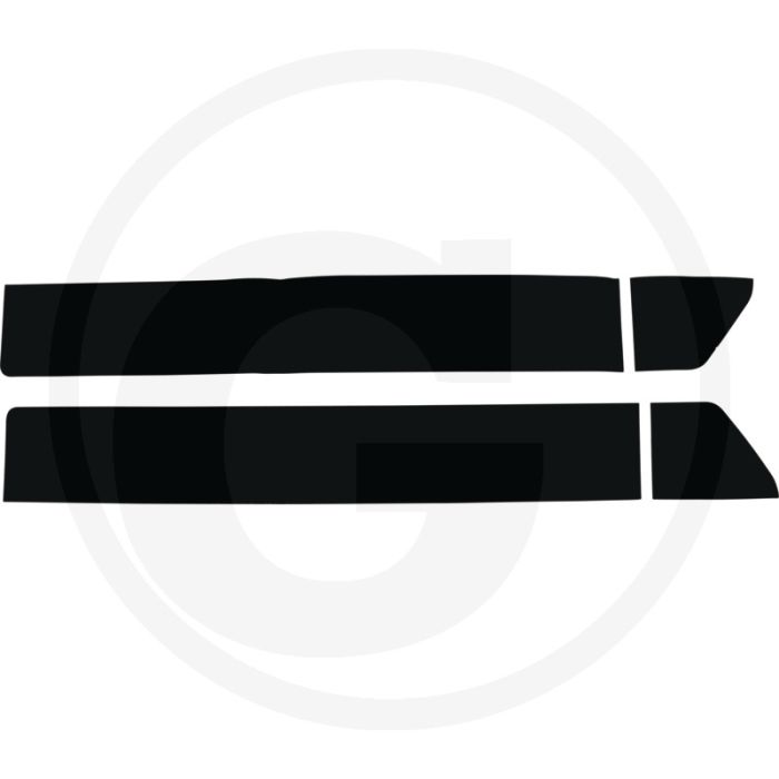 Sticker - Rand cabinedak met dakventilatie