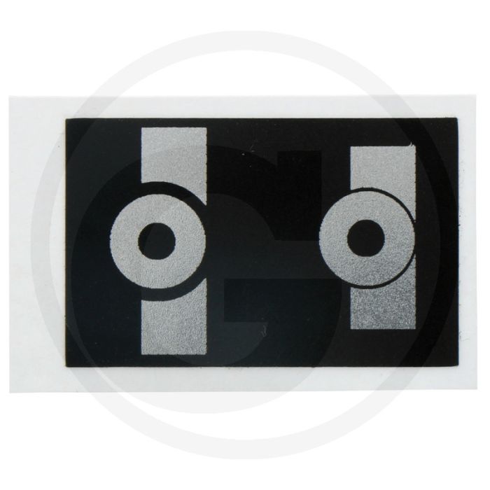 Sticker - Handrem, oude uitvoering, Trac 1100, 1300, 1500