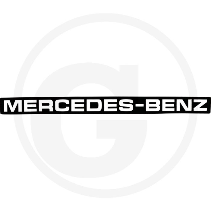 Stickers (Mercedes-Benz, cabinedak achter olijfgroen  780 x 60 mm)