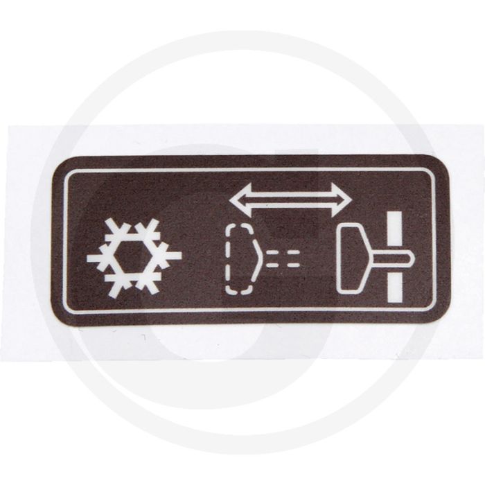 Sticker (Startpilot, bruin)