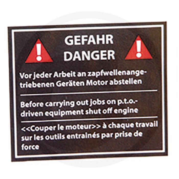 Sticker (waarschuwingsbord)