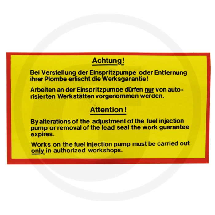 Sticker (Motorblok) Sticker (Motorblok)
