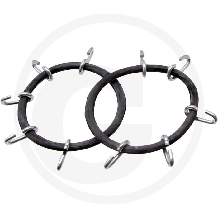 Spanrubber (met metalen haak)