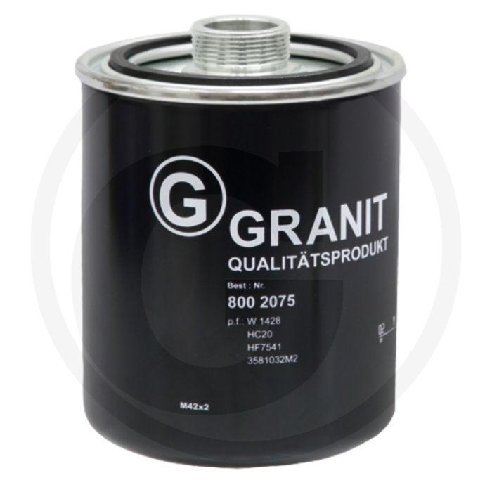 Motoroliefilter - Buiten-Ø:138mm, Binnen-Ø:100mm, Hoogte:170mm