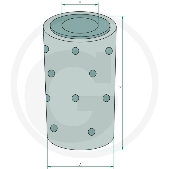 MANN FILTER Hydrauliekfilter - Buiten-Ø:80mm, Hoogte:329mm