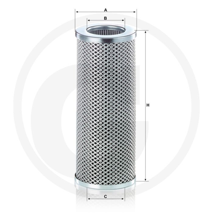 MANN FILTER Hydrauliekfilter HD10245 - Ø106x64mm - H260mm