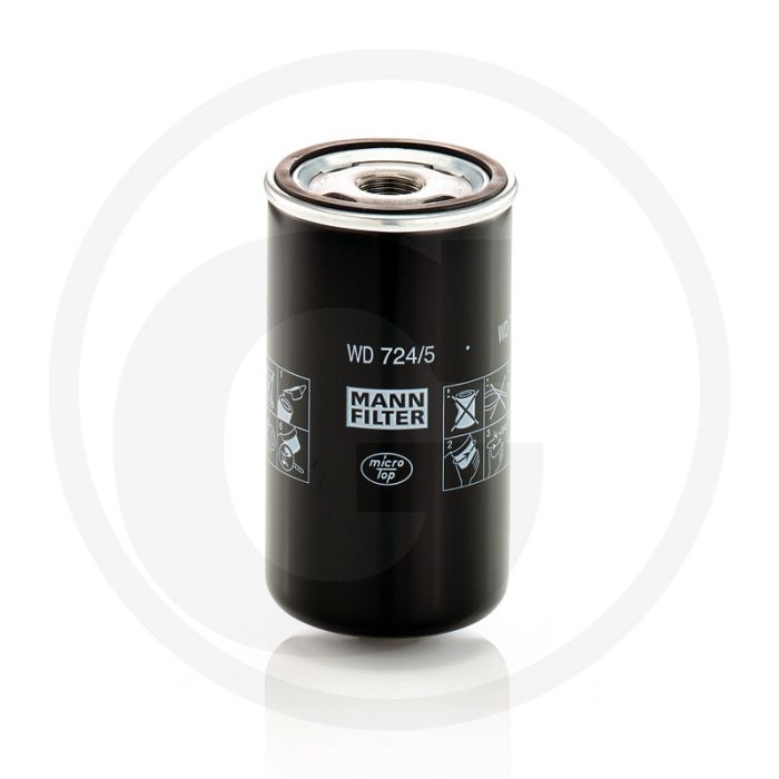 MANN FILTER Motoroliefilter - Buiten-Ø: 76mm, Binnen-Ø: 62mm, Hoogte: 138mm