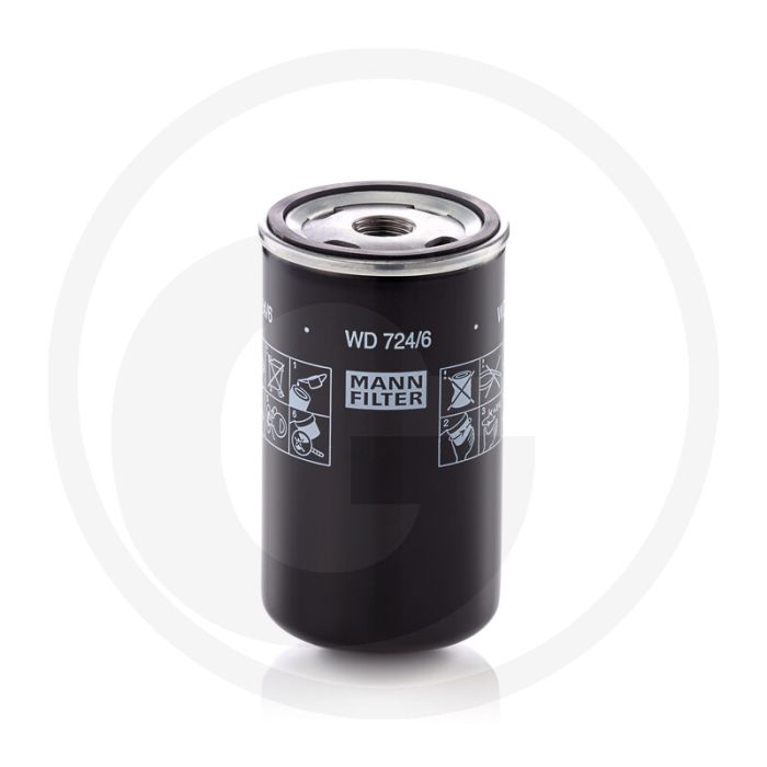 MANN FILTER Hydrauliek- / transmissieoliefilter - Buiten-Ø: 76mm, Hoogte: 138mm