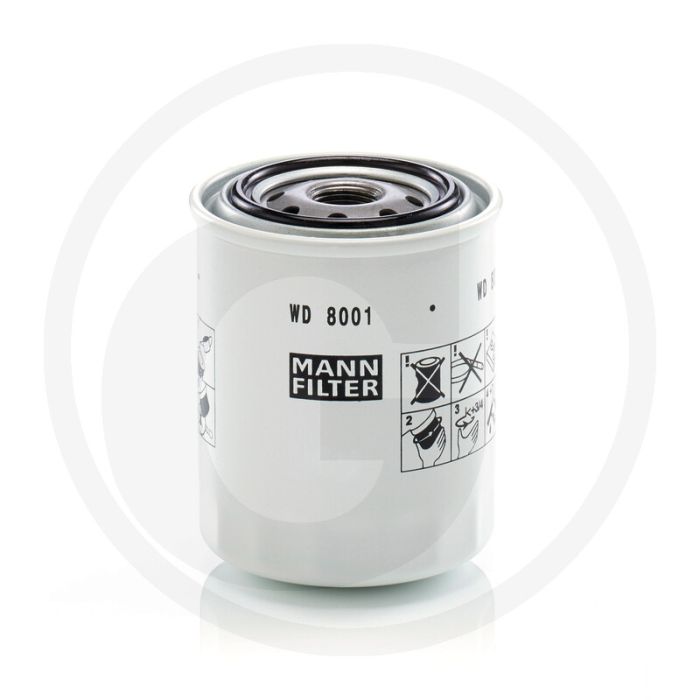MANN FILTER Hydrauliekoliefilter - Buiten-Ø: 80mm, Binnen-Ø: 62mm
