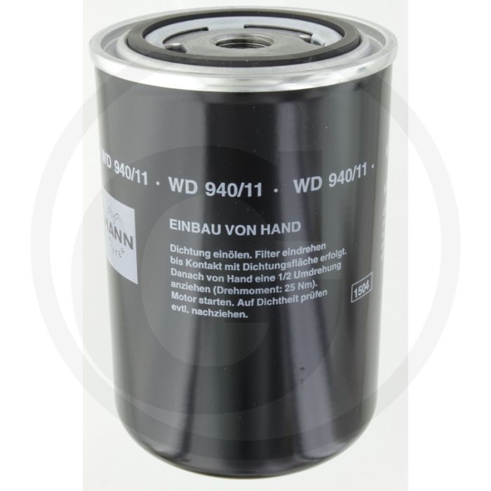 MANN FILTER Hydrauliek- / transmissieoliefilter - Buiten-Ø: 93mm, Hoogte: 144mm