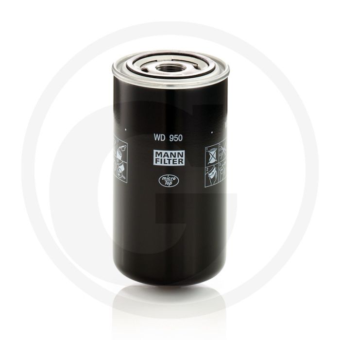 MANN FILTER Hydrauliek- / transmissieoliefilter - Buiten-Ø: 93mm, Hoogte: 172mm