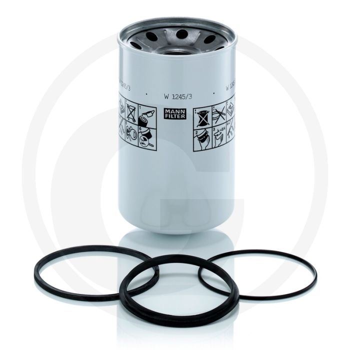 MANN FILTER Motoroliefilter - Buiten-Ø:128mm, Binnen-Ø:114mm, Hoogte:199mm
