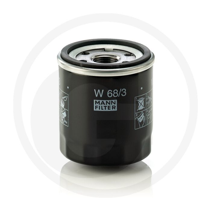 MANN FILTER Motoroliefilter - Buiten-Ø: 66mm, Binnen-Ø: 55mm, Hoogte: 75mm