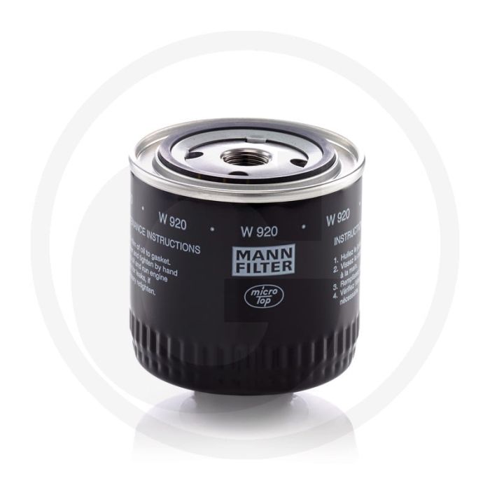 MANN FILTER Motoroliefilter 93x62x95mm W920.