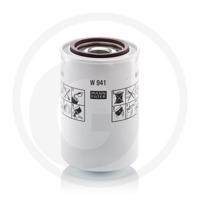 MANN FILTER Motoroliefilter - Buiten-Ø:96mm, Binnen-Ø:62mm.