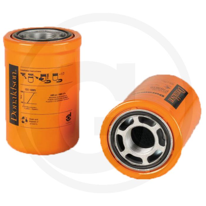 Donaldson Hydrauliekoliefilter, Opschroeven, Synthetisch, Ø97mm, Lengte 151mm, Beta 1000: 13µm