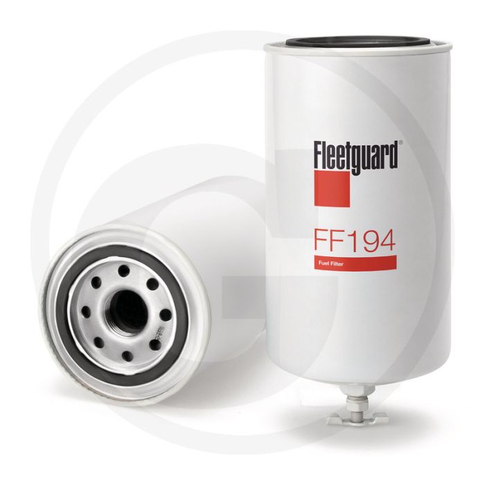 Fleetguard Brandstoffilter FF194 - Ø 93,47mm, Hoogte 196,09mm, Draad 1-14 UNS-2B
