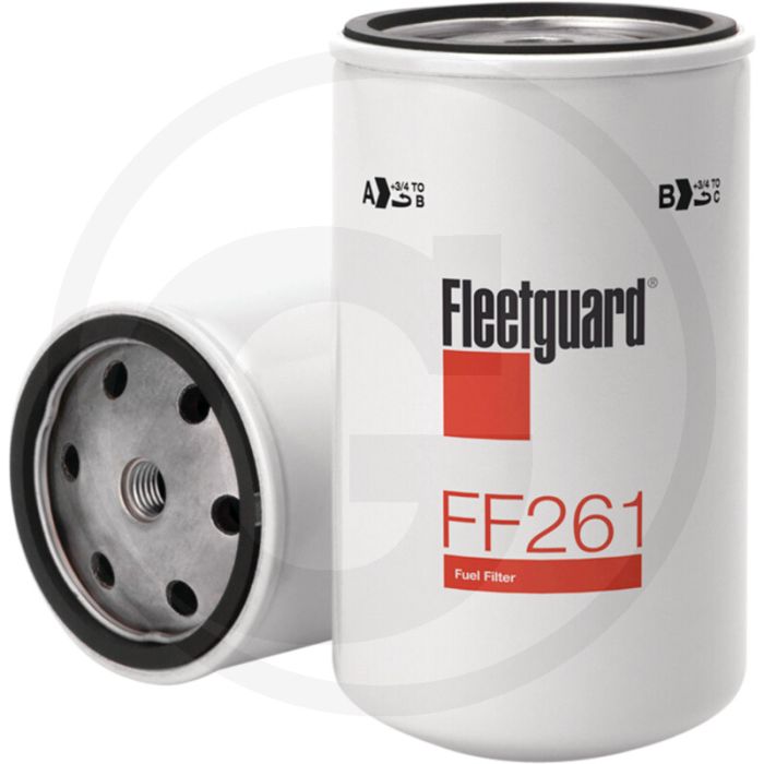 Fleetguard Brandstoffilter FF261, Barstdruk 13,79 bar, Draad M12 x 1,5