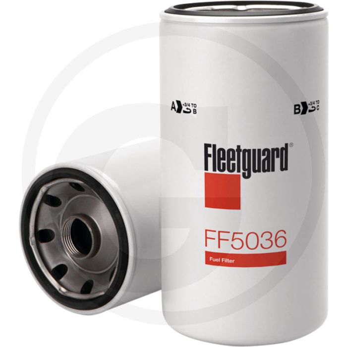 Fleetguard Brandstoffilter - Ø 118,36mm, Hoogte 227,84mm, Draad 1 1/4"-12 UNS-2B