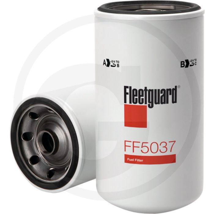 Fleetguard Brandstoffilter - Hoogte 227,84mm, Draad 1 1/16"-16 UN-2B