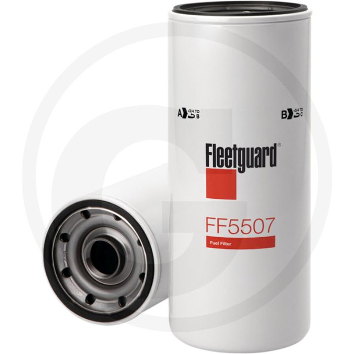 Fleetguard Brandstoffilter FF5507, Ø107,67mm, Hoogte 263mm, M32 x 1,5 Aansluiting