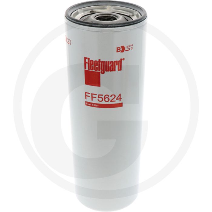 Fleetguard Brandstoffilter FF5624, Ø 93,98mm, Hoogte 269,44mm, Draad 1-14 UNS-2B