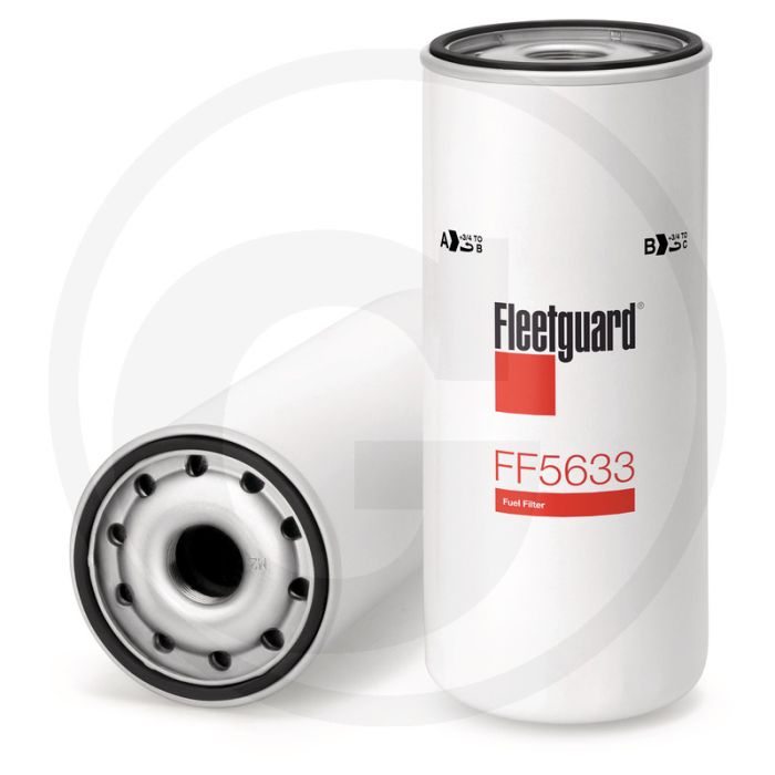 Fleetguard Brandstoffilter - Buiten-Ø 99,3 mm, Hoogte 260,5 mm, Draad M32 x 1,5