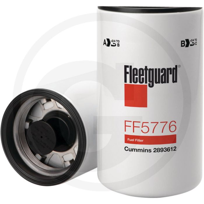 Fleetguard Brandstoffilter - Ø119,89mm, Hoogte 226,52mm, Draad M90 x 2