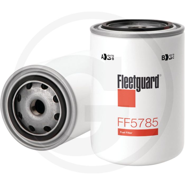 Fleetguard Brandstoffilter FF5785, Ø 93,5mm, Hoogte 142,5mm, Draad M18 x 1,5