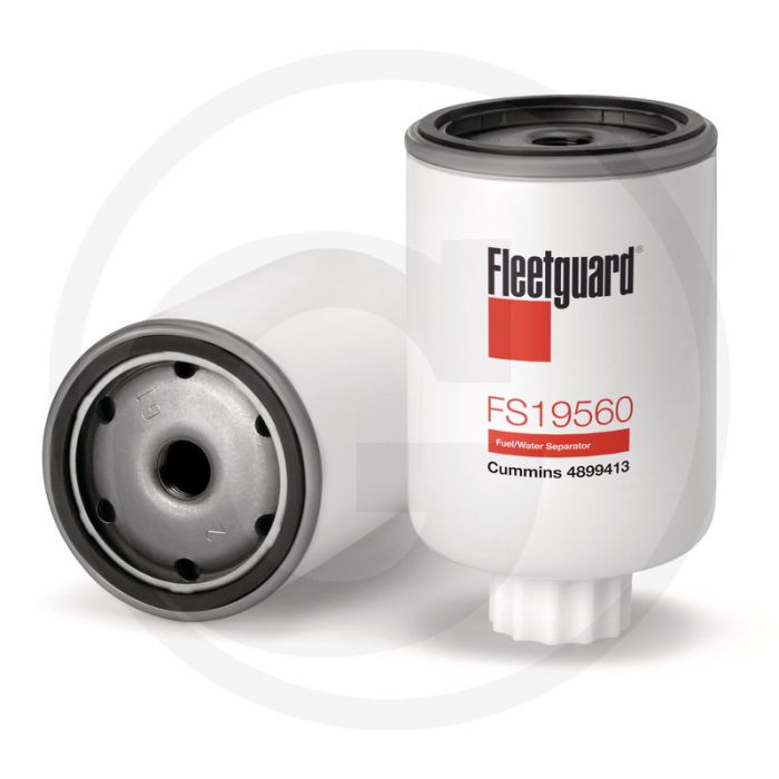 Fleetguard Brandstofvoorfilter FS19560, Ø77mm, Hoogte 138mm, Draad M16 x 1,5